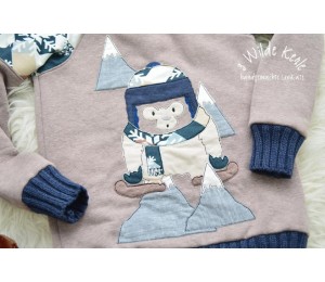 Stickserie - Schneemensch